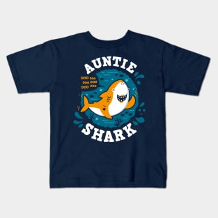 Auntie Shark Kids T-Shirt